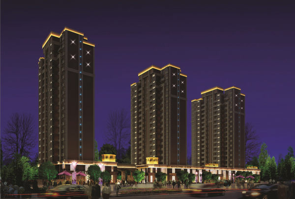 唐山昌隆地产金色雅居亮化工程图1