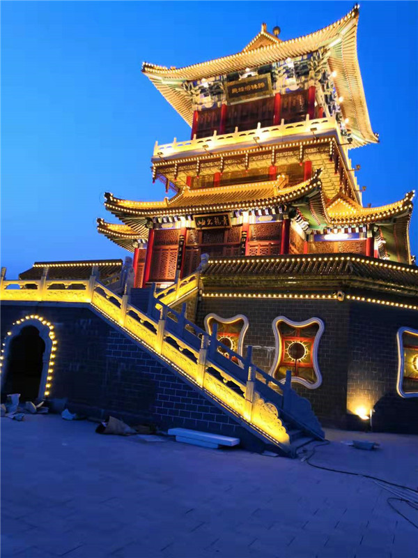 秦皇岛市青龙县2019年旅发大会夜景亮化工程